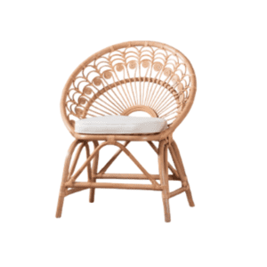 |Sunburst Rattan Chair