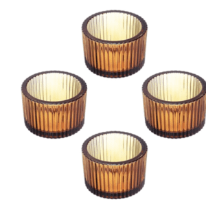 | Deep Brown Glass Votive |Deep Brown Glass Votive
