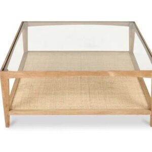 |Cane Display Coffee Table