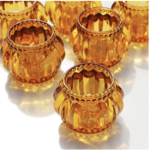 |Orange Amber Votive