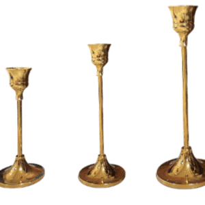|Vintage Brass Candlestick – Large