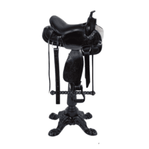 |Western Saddle Bar Stool – Black