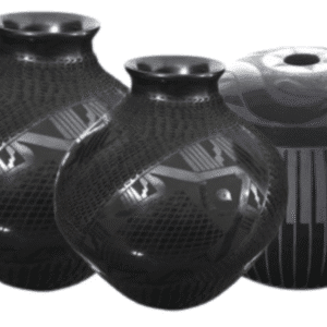 | Navajo Pottery – Black, Large |Navajo Pottery – Black, Large