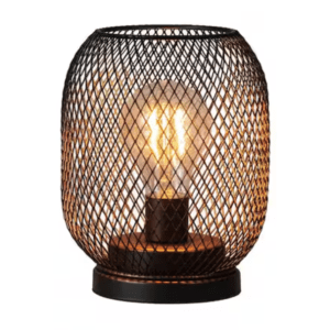 |Brass Basket Table Lanterns