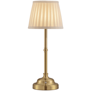 |Pleated Empire Shade Tabletop Lamp