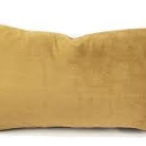 |Velvet Rectangular Cusion – Gold