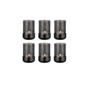|Black Cylinder Votive Holder