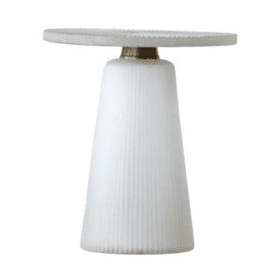 |Luma Glass Pedestal Table