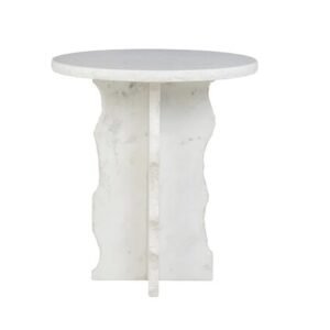 |Round Marble Side Table