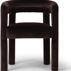 |Velvet Dining Chair – Cocoa