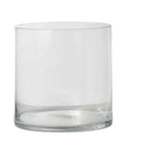 |Glass votives 6″x6″