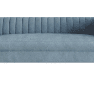 |Channel Tufted Sofa – Blue