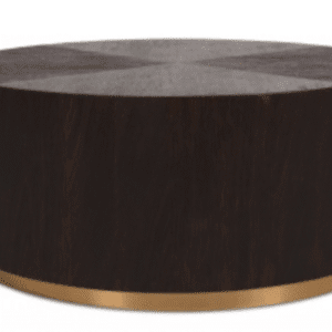 |Wood Drum Coffee Table – Espresso