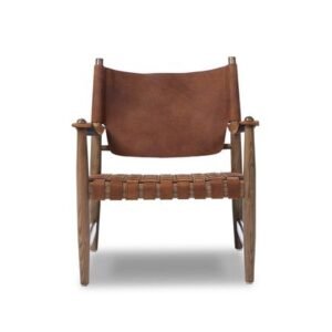 | Woven Leather Sling Chair |Woven Leather Sling Chair
