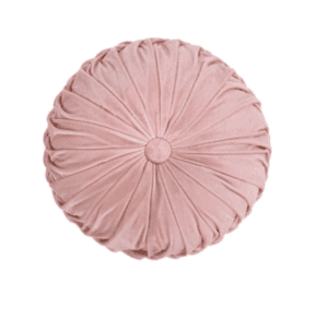 |Button-Tufted Pillow – Pink