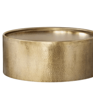 |Drum Coffee Table – Gold